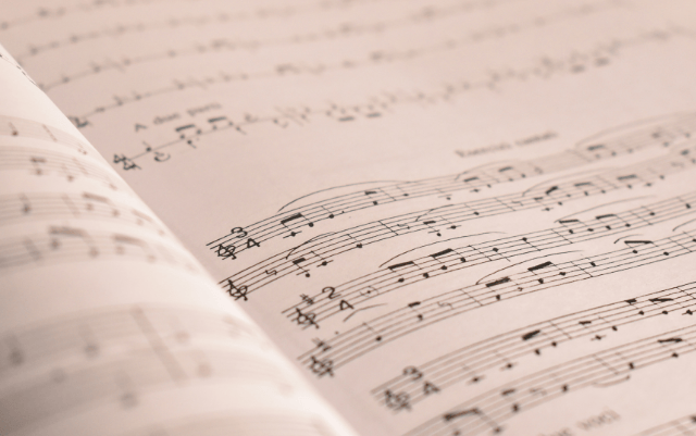 Music sheet.